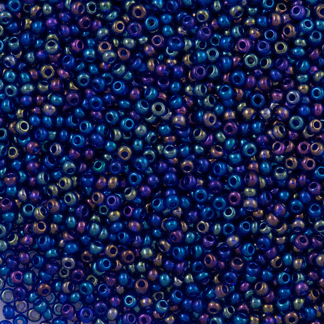 Czech Seed Bead 11/0 Dark Sapphire AB (31100)