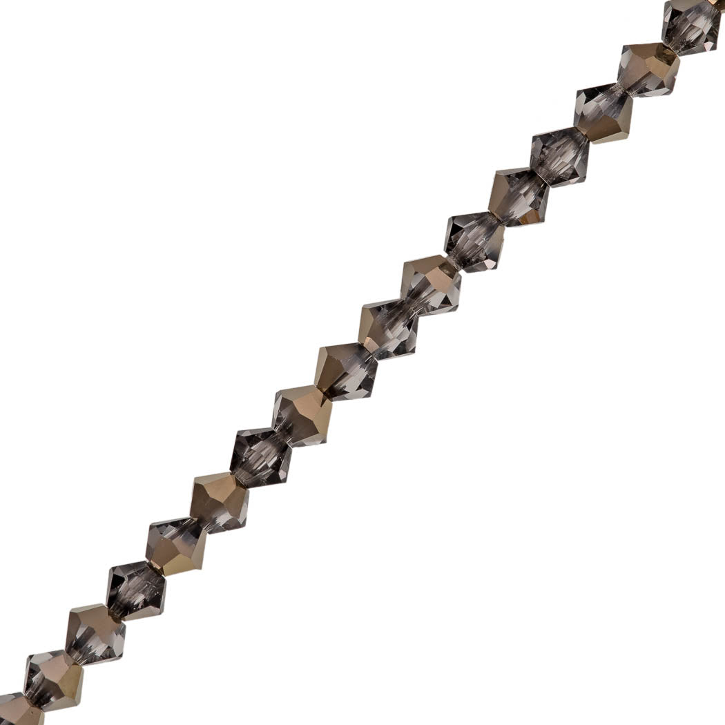 72 Preciosa Crystal 6mm Bicone Crystal Starlight Gold (00030STG)