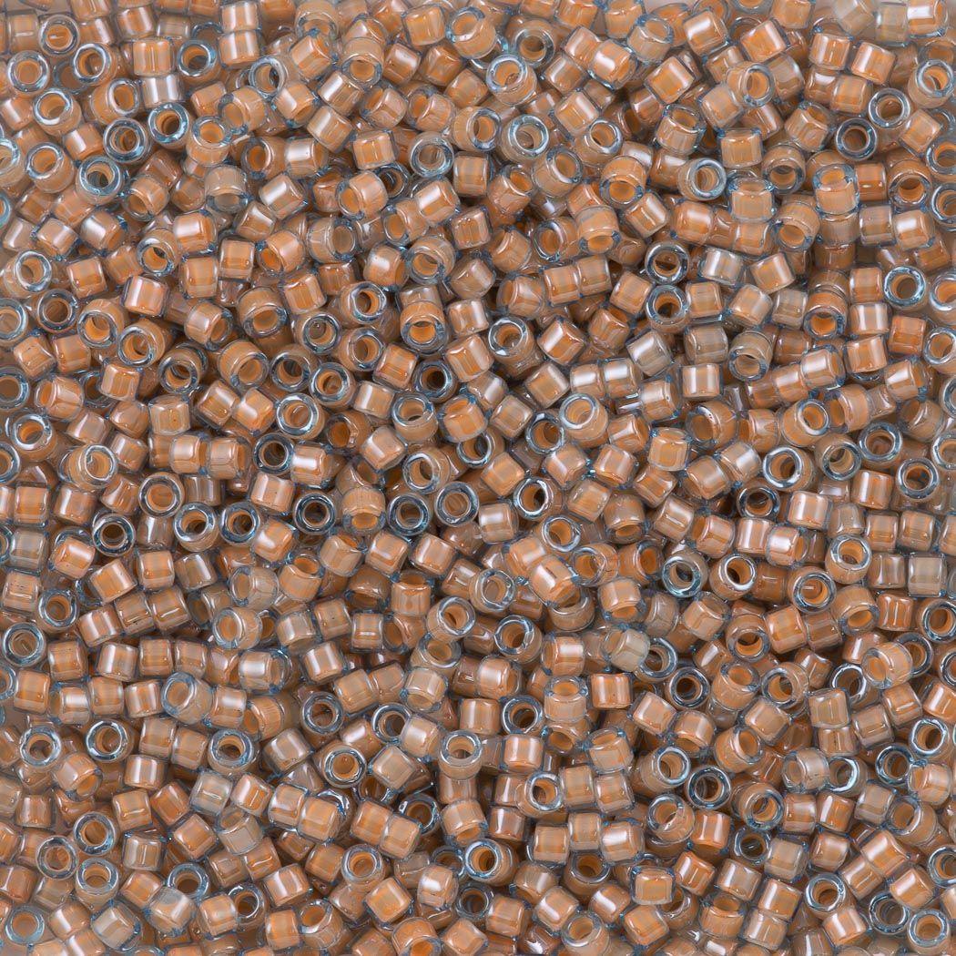 25g Miyuki Delica Seed Bead 11/0 Luminous Sea Coral DB2042