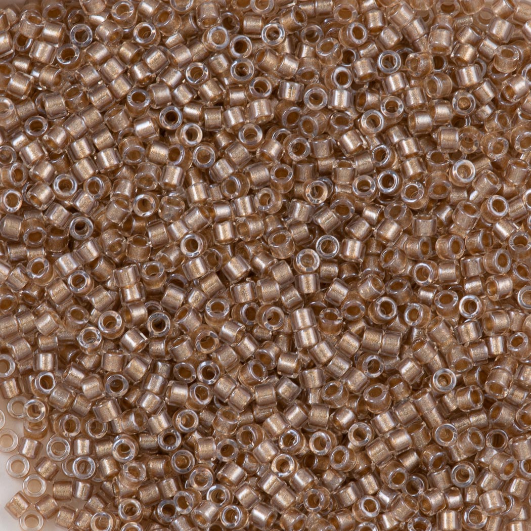 25g Miyuki Delica seed bead 11/0 Shimmer Bronze DB907