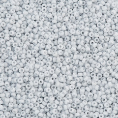 Miyuki Round Seed Bead 11/0 Opaque Matte Light Pale Grey 22g Tube (2026)