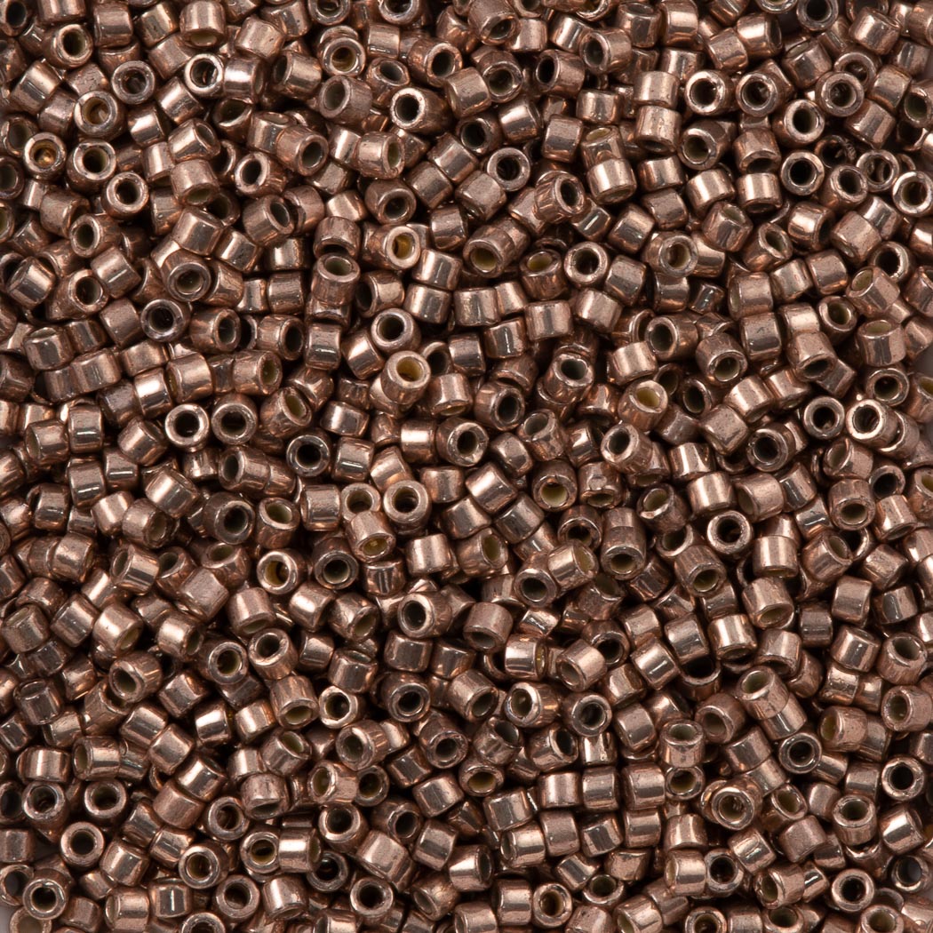 Miyuki Delica Seed Bead 11/0 Duracoat Galvanized Light Champagne DB2504