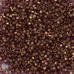 Miyuki Hex Cut Delica Seed Bead 8/0 Luster Amethyst 2-inch Tube DBLC108