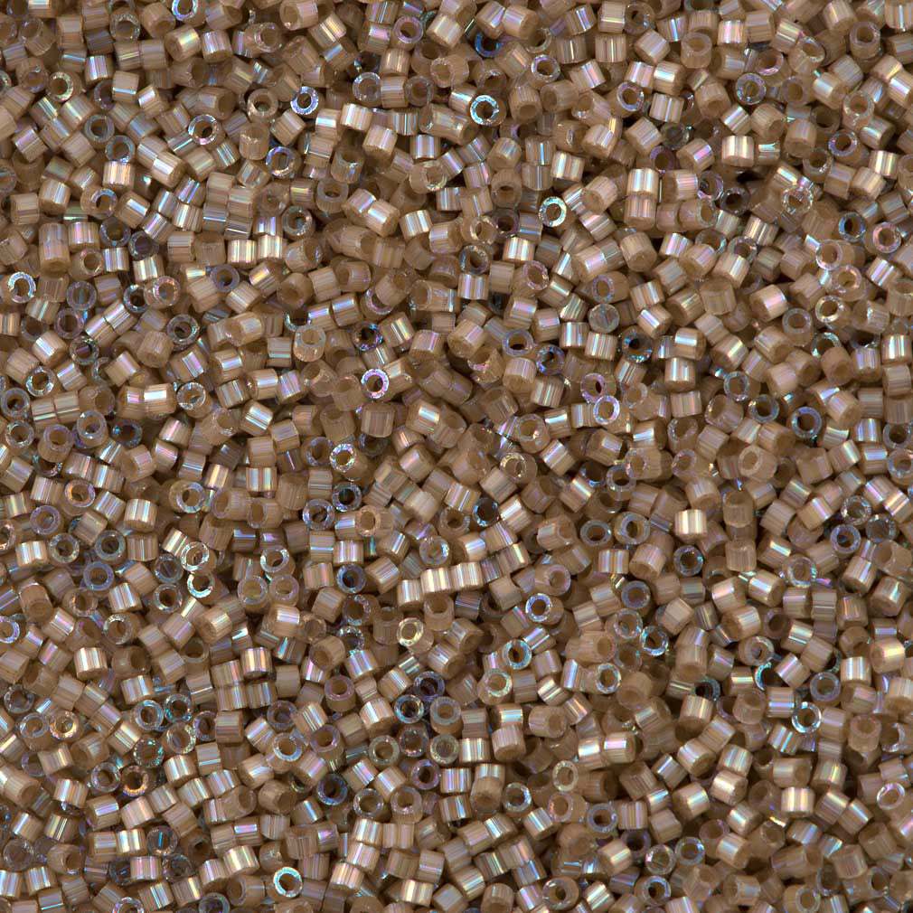 Miyuki Delica Seed Bead 11/0 Silk Inside Dyed Shell AB DB1862