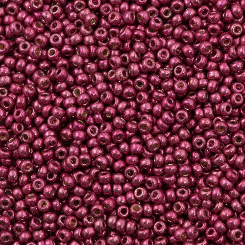 Miyuki Round Seed Bead 6/0 Duracoat Galvanized Magenta (4219)