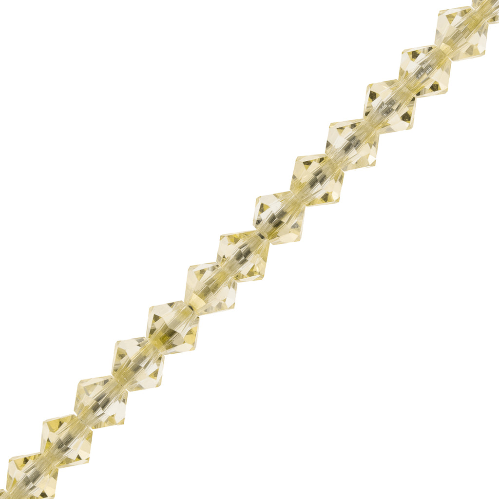 144 Preciosa Crystal 3mm Bicone Bead Crystal Blonde Flare (00030BDF)