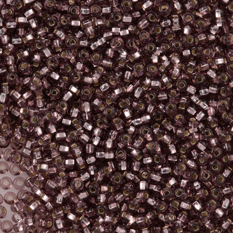 Czech Seed Bead 6/0 Silver Lined Light Amethyst (27010)