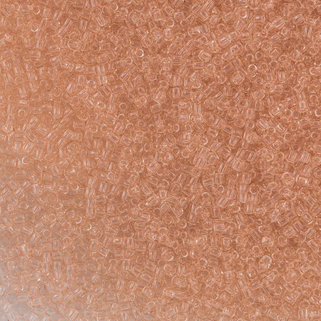 50g Toho Round Seed Bead 11/0 Transparent Rosaline (11)