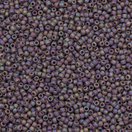 50g Toho Round Seed Bead 8/0 Semi Glazed Lavender AB (2638F)