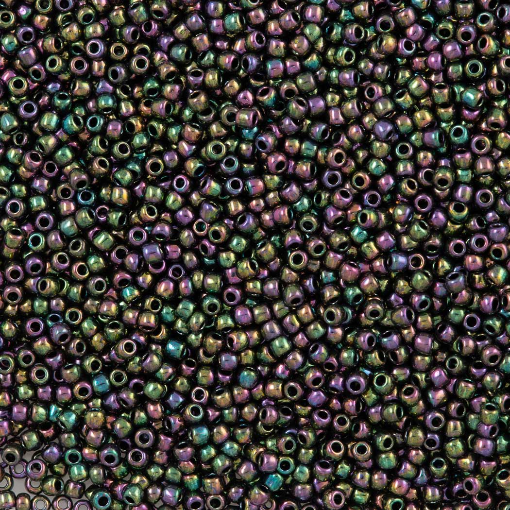 Toho Round Seed Bead 11/0 Bronze Plum Iris (509)