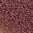 50g Toho Round Seed Beads 6/0 Inside Color Lined Dusty Mauve Amber (960)