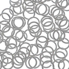 100pc Jump Ring 6mm Sterling Silver I.D. 4.4mm