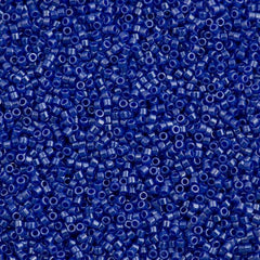 Miyuki Delica Seed Bead 15/0 Opaque Luster Star Spangle Blue 5g Tube DBS1569