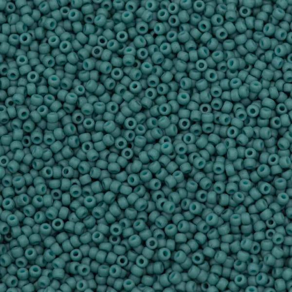 50g Toho Round Seed Bead 11/0 Semi-Glazed Turquoise (2604F)