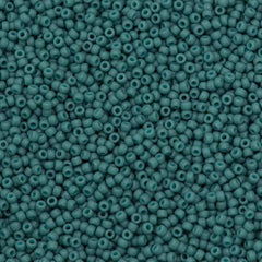 50g Toho Round Seed Bead 11/0 Semi-Glazed Turquoise (2604F)