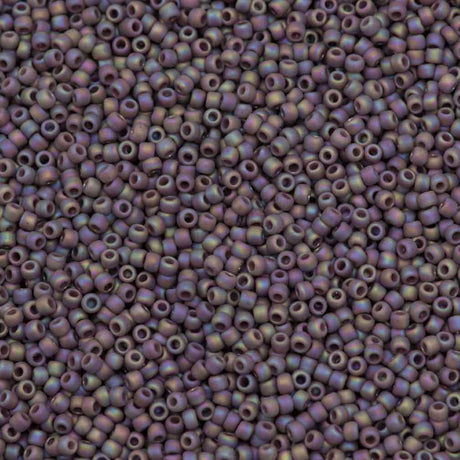 50g Toho Round Seed Bead 11/0 Semi-Glazed Lavender AB (2638F)