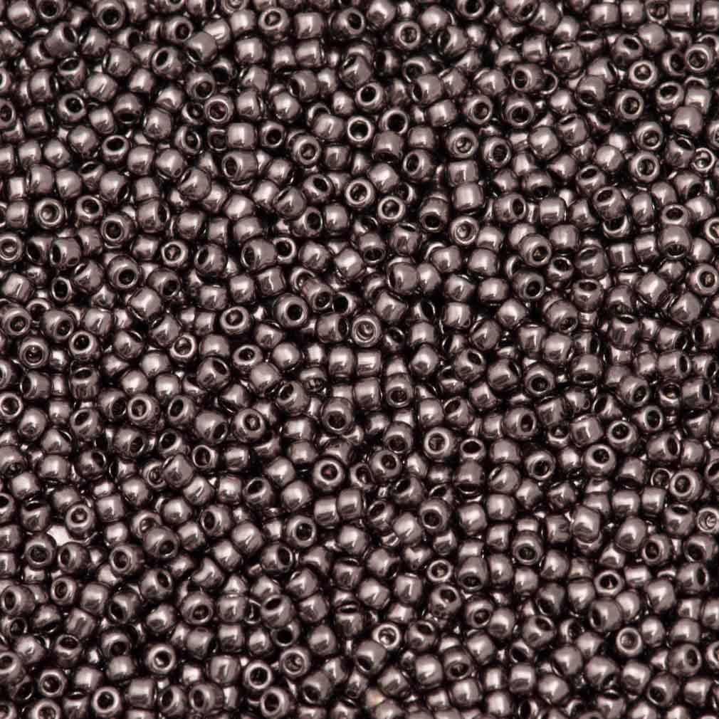 50g Toho Round Seed Bead 11/0 Galvanized Light Lavender (604)