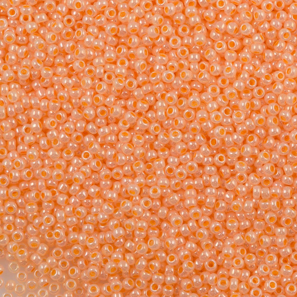 50g Toho Round Seed Bead 11/0 Ceylon Apricot (904)