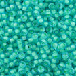 Miyuki Round Seed Bead 11/0 Semi Matte Lined Sea Foam Lined Aqua (1927)