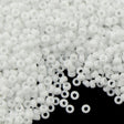 Miyuki Round Seed Bead 11/0 Opaque Matte White (402F)