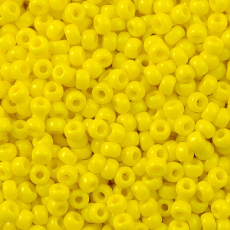 Miyuki Round Seed Bead 11/0 Opaque Yellow (404)