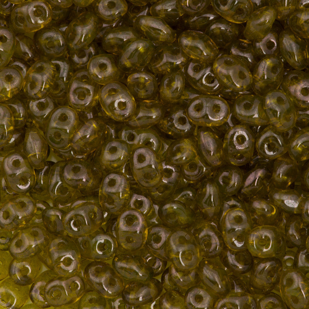 Super Duo 2x5mm Two Hole Beads Lemon Vega 15g (80020Y)