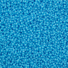 Miyuki Round Seed Bead 11/0 Opaque Light Blue 22g Tube (413)