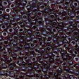 Miyuki Round Seed Bead 6/0 Magic Purple Cranberry Lined Crystal 20g Tube (3208)