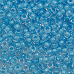 Miyuki Round Seed Bead 8/0 Luminous Ocean Blue 22g Tube (4300)