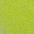 Miyuki Round Seed Bead 11/0 Inside Color Lined Lime 22g Tube (1119)