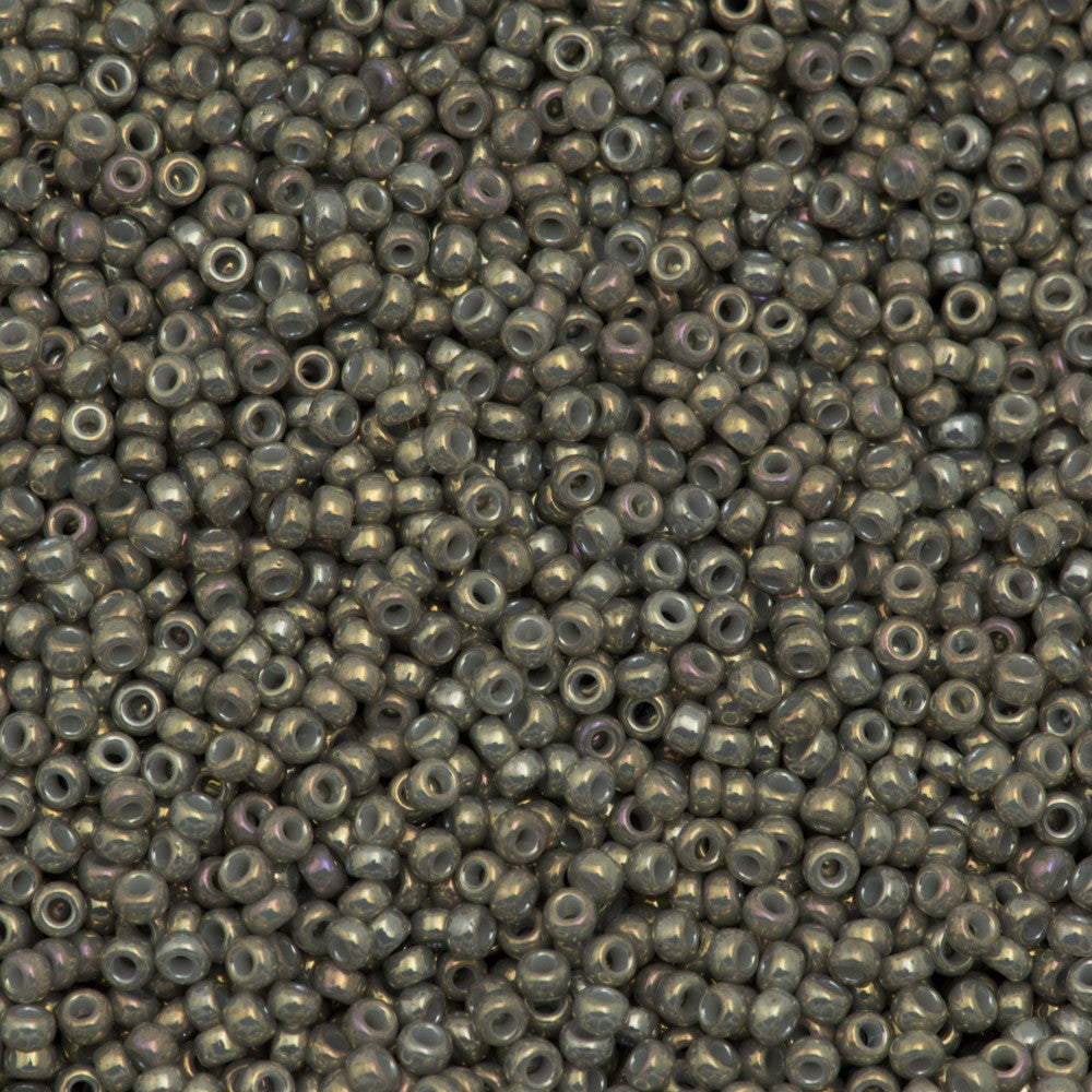 Miyuki Round Seed Bead 11/0 Galvanized Grey Luster 22g Tube (1865)