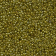 50g Miyuki Round Seed Bead 11/0 Transparent Golden Olive Luster (1889)