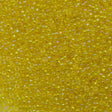 10g Miyuki Round Seed Bead 11/0 Transparent Yellow AB (252)
