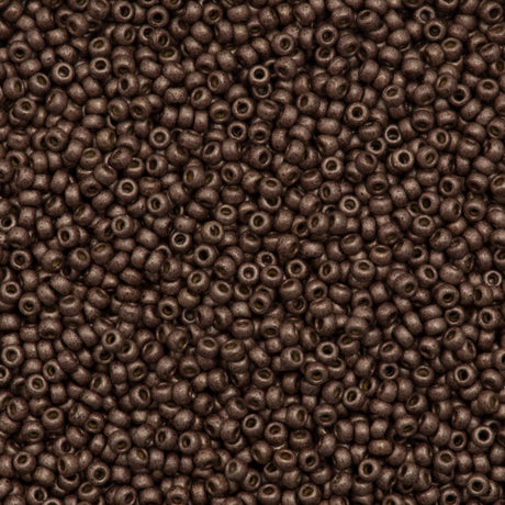 Miyuki Round Seed Bead 11/0 Duracoat Matte Galvanized Dark Mauve 22g Tube (4213F)