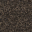 50g Miyuki Round Seed Bead 11/0 Duracoat Silver Lined Dyed Taupe (4250)