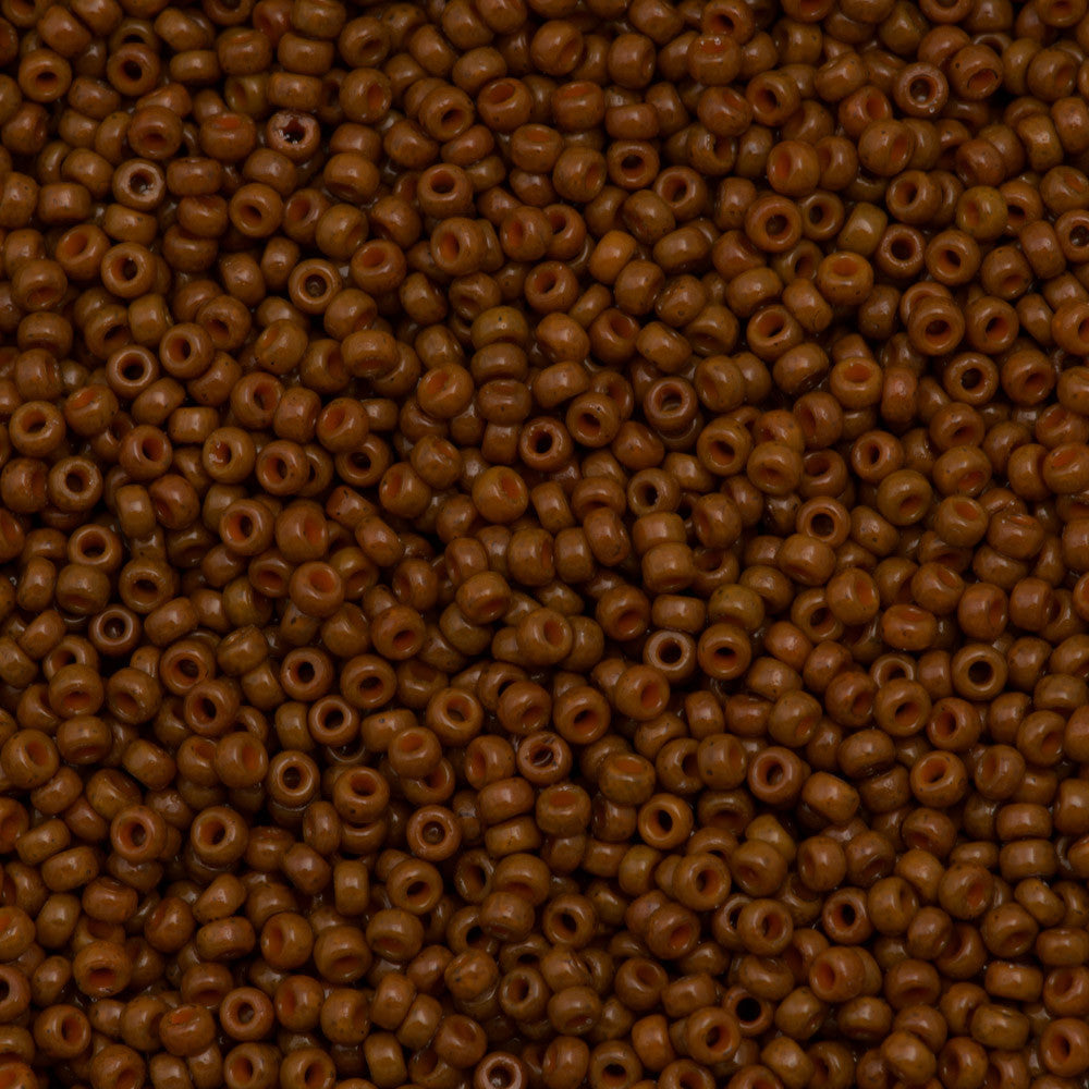 Miyuki Round Seed Bead 8/0 Duracoat Opaque Sienna 22g Tube (4459)