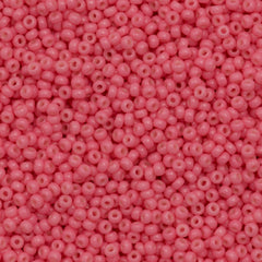 Miyuki Round Seed Bead 11/0 Duracoat Dyed Opaque Guava 22g Tube (4465)