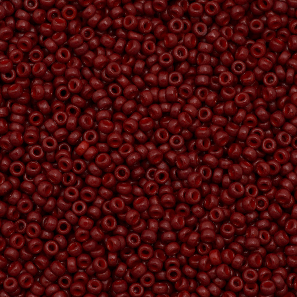 Miyuki Round Seed Bead 11/0 Duracoat Dyed Opaque Jujube (4469)