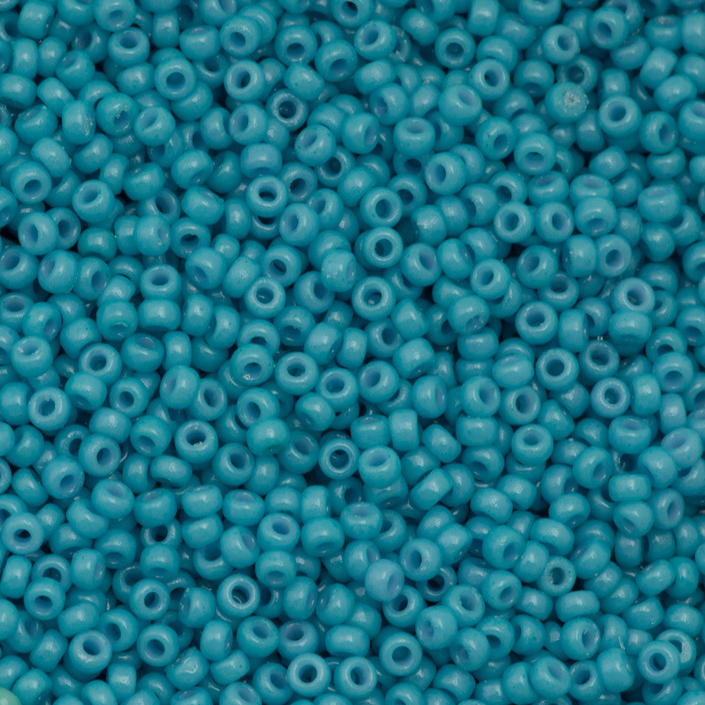 Miyuki Round Seed Bead 8/0 Duracoat Opaque Nile Blue 22g Tube (4478)