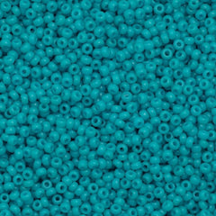 Miyuki Round Seed Bead 15/0 Duracoat Dyed Opaque Underwater Blue 2-inch Tube (4480)