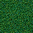 50g Miyuki Round Seed Bead 11/0 Opaque Green AB (480)