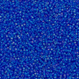 Miyuki Round Seed Bead 11/0 Semi Matte Transparent Blue AB 15g (150SFR)