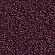 Miyuki Round Seed Bead 11/0 Semi Matte Gold Luster Cranberry 22g Tube (313SF)