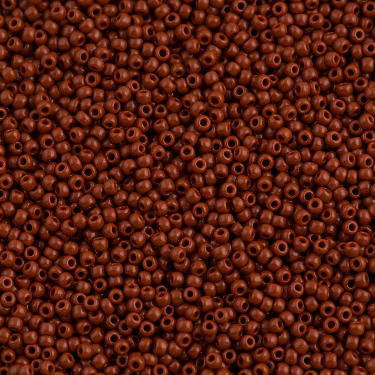 Toho Round Seed Bead 15/0 Opaque Light Brown 2.5-inch Tube (46L)
