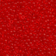 Miyuki Round Seed Bead 15/0 Transparent Red 2-inch Tube (140)