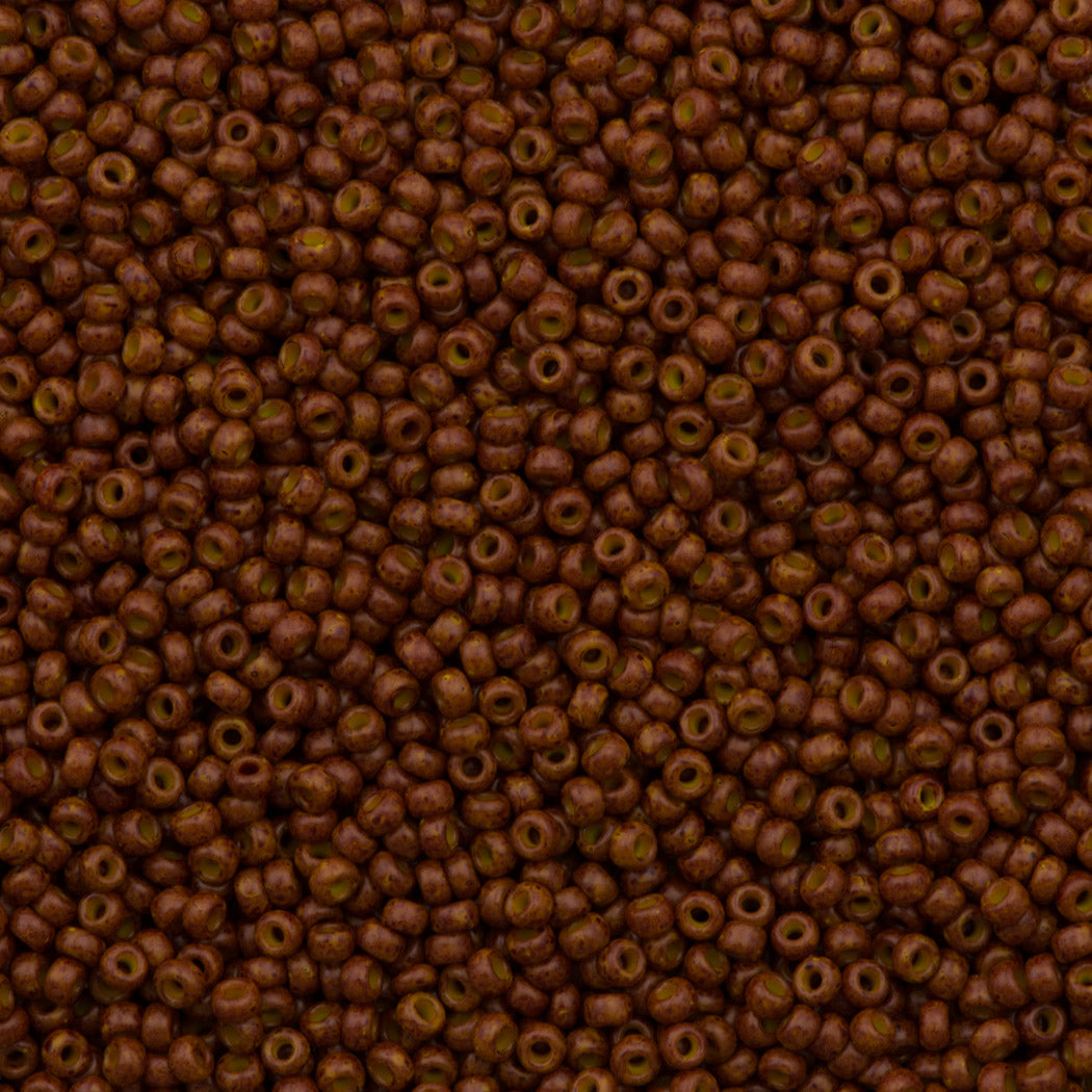 Miyuki Round Seed Bead 11/0 Opaque Matte Dyed Chocolate (2044)