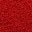 Toho Round Seed Bead 8/0 Opaque Cherry 2.5-inch tube (45A)