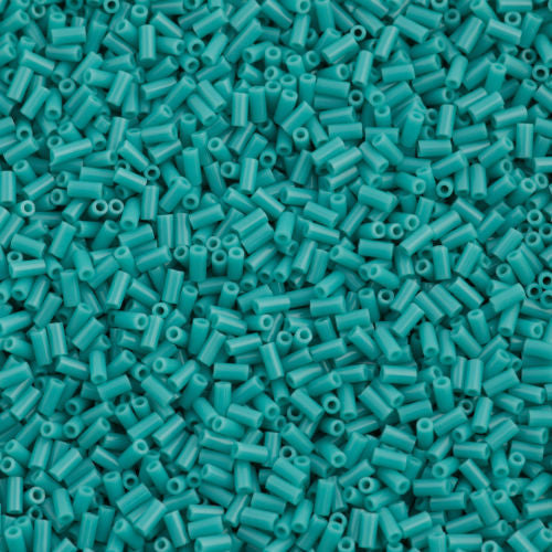 Miyuki 3mm Bugle Bead Opaque Turquoise 5-inch Tube (412)