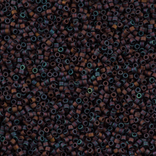 Miyuki Delica Seed Bead 10/0 Matte Metallic Purple Iris 7g Tube DBM323