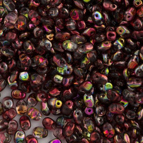 Super Uno 2x5mm Beads Crystal Magic Red Brown 14g (00030MRB)